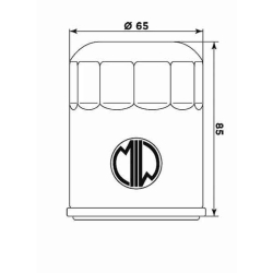 MIW A11001 Oliefilter HF621 ARCTIC CAT ATV-MA�Arctic Cat 0812-029�0812-034�0812-135�3436-021