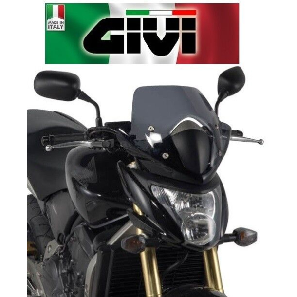GIVI A310 Vindskrm HONDA CB600 HORNET ABS 07- RG inklusivt monteringskit til CB600 Hornet ABS 07-