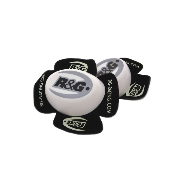 R&G Aero Knee Sliders par hvid
