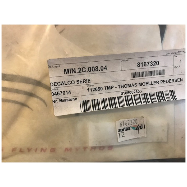 Piaggio Group AP8167320 DECAL SET Aprilia PEGASO 650 IE