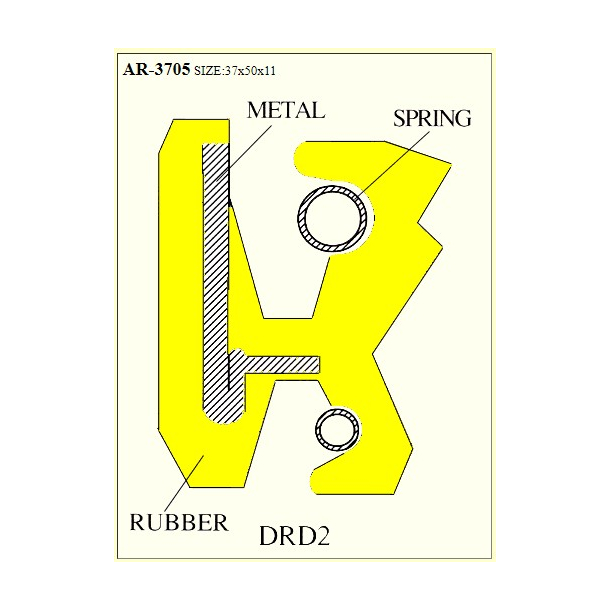 OIL SEAL, FORK KIT (NON O.E. JAPANESE ALTERNATIVE) 37X50X11 Vesrah AR-3705