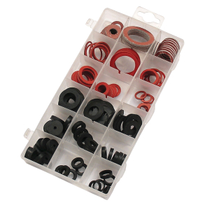 141-Piece Rubber Sealing Washer Assortment Kit