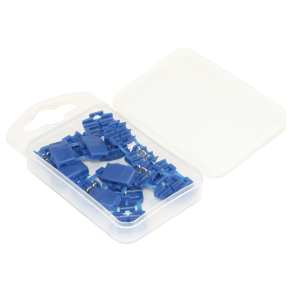 BikeTek Scotch Lock Wire Connectors 10Pcs Push fit connector blocks for easy and tidy connection of electrical wires Ideal for installing indicators, rear lights etc.