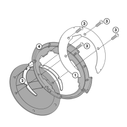 GIVI BF14 Tankring KAWASAKI NINJA 300
