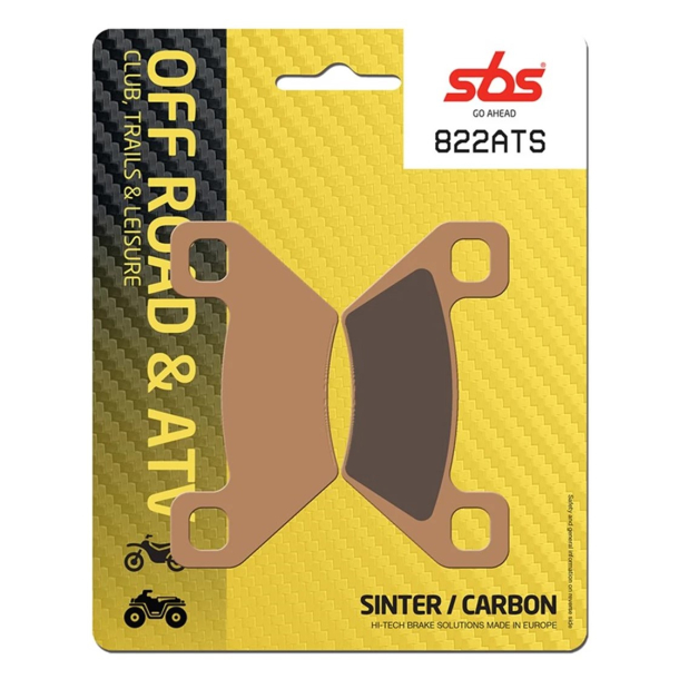 SBS SBS822ATS BREMSEKLODSER ATV SINTER 822ATS Arctic cat Kymco Massey-ferguson Piaggio Polaris