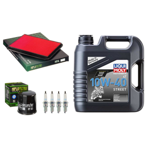 Servicekit HONDA CBR600F PC13 Hurricane 87-88 olie, oliefilter, luftfilter, tndrr, bundproppakning