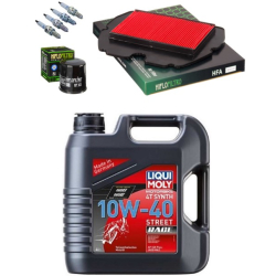 Servicekit HONDA CBR600 F PC25 91-94 olie, oliefilter, luftfilter, t�ndr�r, bundproppakning 