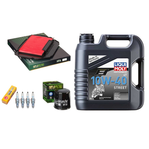  Servicekit HONDA CBR600F PC31 CBR600F3 95-98 olie, oliefilter, luftfilter, tndrr, bundproppakning
