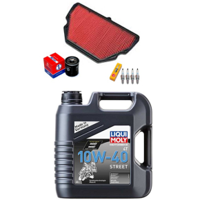 Servicekit HONDA CBR600 F4 99-00 olie, oliefilter, luftfilter, tndrr, bundproppakning