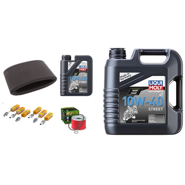 Servicekit HONDA CBX1000 SC03 78-80 olie, oliefilter, luftfilter, tndrr, bundproppakning