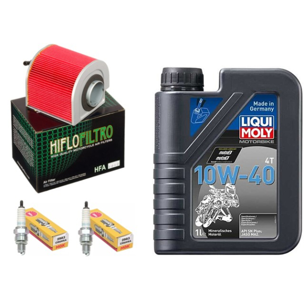 Servicekit HONDA CMX250CA250T MC13 MC32 REBEL 87-16  olie, luftfilter, tndrr, pakning bundprop