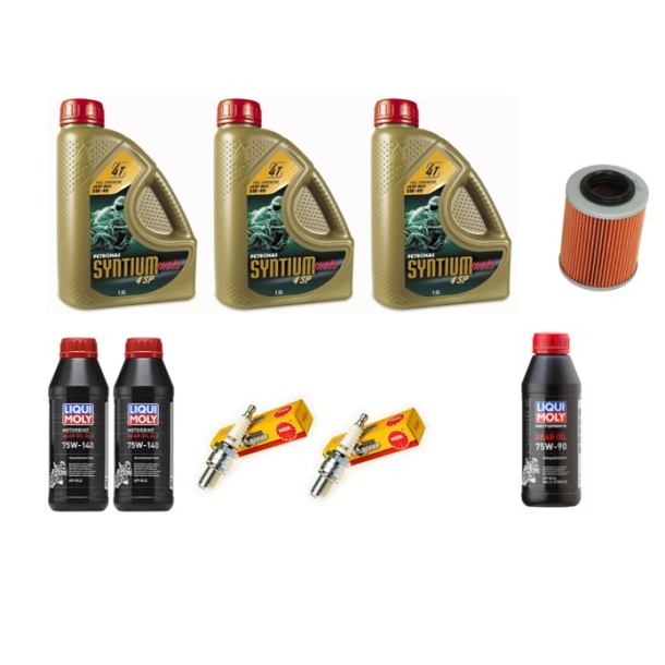 SERVICEKIT Can-Am Outlander / Renegade G2 2012+ 450 500 570 650 1000  motorolie, Diff olie,  Gear olie, oliefilter, T�ndr�r