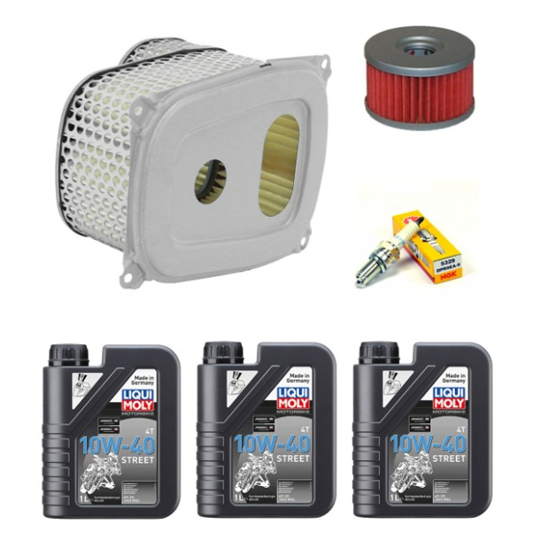 Servicekit  SUZUKI DR800S BIG 91-00 olie, oliefilter, luftfilter, tndrr, bundproppakning 