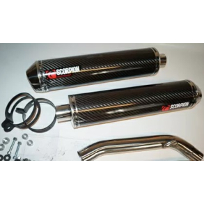 SCORPION CARBON SET RUND VTR1000 SP2 02-08 