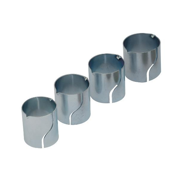 Reduktioner udst. inlet diam  4 dele 38 41 44.5 47.5 mm BIKE IT Exhaust Inlet Reducer Kit (4 Pz) 