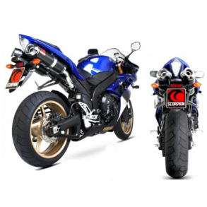 SCORPION Lyddmper CARBON OVAL ST YAMAHA YZF1000 R1 07-08