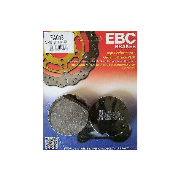 EBC Disc pad st FA013 FRONT Honda CB CJ TWIN FOUR 72-80