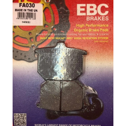 EBCFA030 bremseklodser for/bag Disc pad set  FRONT/REAR HONDA CB400N CB750F2 CBX1000 GL1000 GL1100