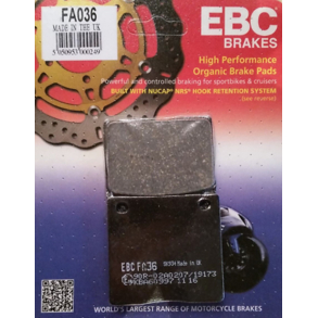 EBC FA036 BREMSEKLODSER Disc pad set rear KAWASAKI Z SUZUKI GS GSX