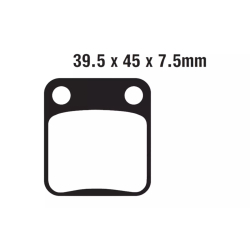 EBC FA054MXS BREMSEKLODSER  Disc pad set MX RACE