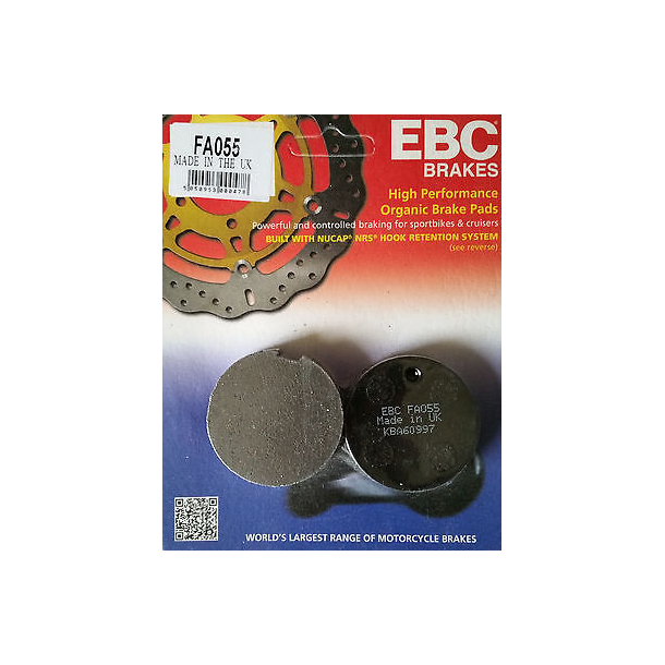 Bremseklodser EBC FRONT FA055 KawasakiH1H2Z900 SuzukiGT125GT185 GT250 GT380GT500 GT750