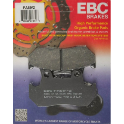 EBC FA69/2 Bremseklodser 9 mm Disc Brake Pads HONDACB400NCB750FCB900FCBX1000CX650GL1100