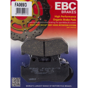 EBC bremseklodser Disc Brake Pads FA069/3 bag rear 