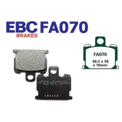 EBC BREMSEKLODSER FA070 Disc pad st YAMAHARD50RD80 RD250 RD350XJ550XJ750XS1100XV1000 SE Midni