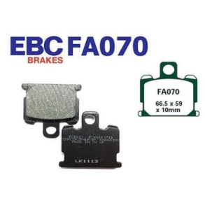 EBC BREMSEKLODSER FA070 Disc pad st YAMAHARD50RD80 RD250 RD350XJ550XJ750XS1100XV1000 SE Midni