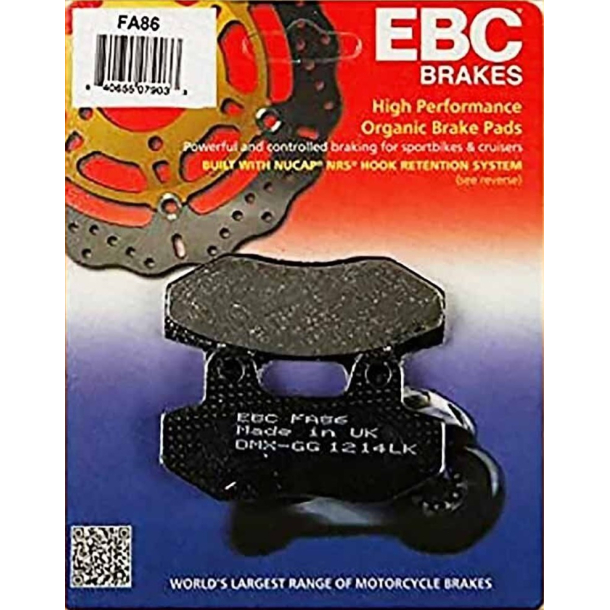 EBC FA086 bremseklodser EBC Disc pad st REAR BAG 