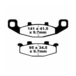 EBC FA129 bremseklodser SBS597 / VD-427  Hyosung KAWASAKI SUZUKI
