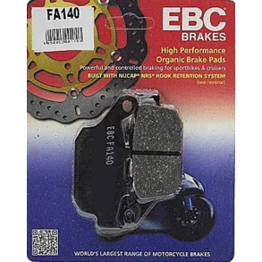 EBC FA140 Bremseklodser BAG Disc pad set REAR HONDA KAWASAKI SUZUKI TRIUMPH YAMAHA