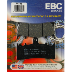 EBC FA188 BREMSEKLODSER Disc pad s�t FRONT KAWASAKI SUZUZKI