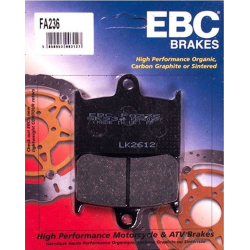 EBC FA236 BREMSEKLODSER EBC Disc pad FRONT 70x55,5x8,3 TRIUMPH	