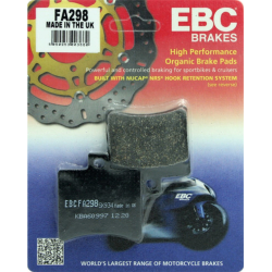 EBC FA298 Bremseklodser BAG EBC Disc pad set REAR 
