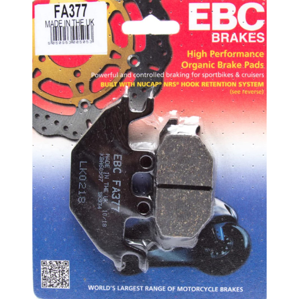 EBC FA377 BREMSEKLODSER EBC Disc pad s�t Bombardier Kawasaki Kymco Sym Yamaha