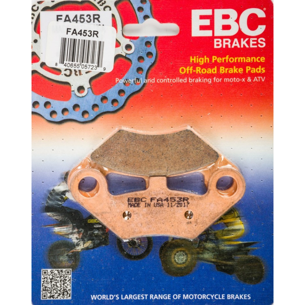 EBC FA453R BREMSEKLODSER EBC Disc pad s�t RACE/TRACK CFMOTO GOES LINHAI QUADZILLA