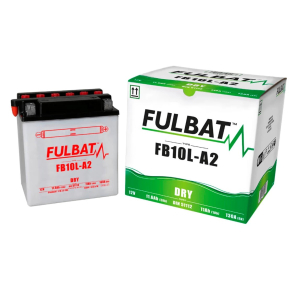 FULBAT FB10L-A2 BATTERI YB10L-A2 FULBAT inkl. Syrepakke FB10L-A2