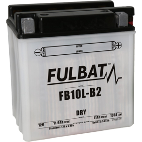 FB10L-B2 BATTERI YB10L-B2 FULBAT inkl. Syrepakke FB10L-B2�SUZUKI GS500E�GSX600F