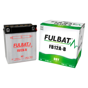 FULBAT FB12A-B BATTERI YB12A-B FULBAT inkl. Syrepakke FB12A-B