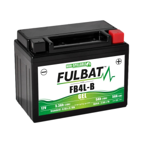 FULBAT FB4L-B BATTERI YB4L-B FULBAT inkl. Syrepakke FB4L-B
