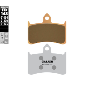 Bremseklodser GALFER FD148G1375 SINTER SPORT BRAKE PADS FRONT HONDA