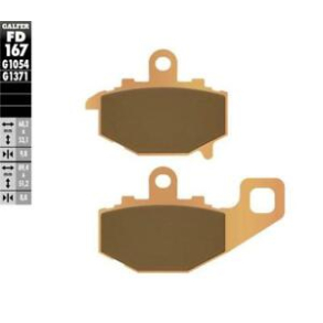 Bremseklodser Galfer FD167G1371 SINTER STREET Kawa bag