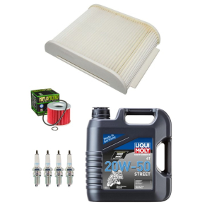 Servicekit YAMAHA FJ1100 FJ1200 FJ1200 ABS olie, oliefilter, luftfilter, tndrr, bundproppakning