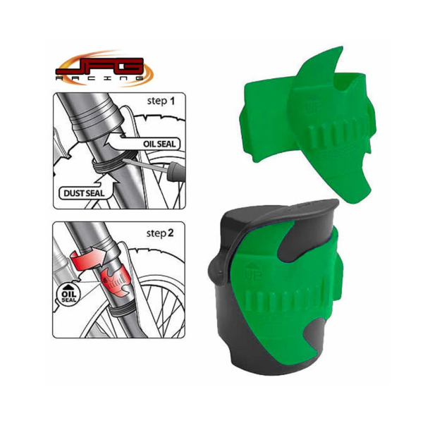 Bike It Forgaffelpakd�se-reng�rings-v�rkt�j 45-55 mm GR�N Bike It GREEN Fork Seal Saver Scraper