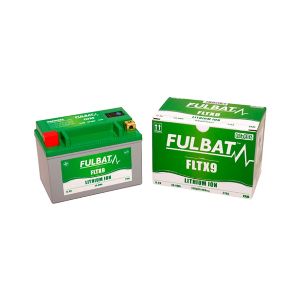 BATTERI FLTX9 LITHIUM FULBAT 3,0A, L:150XB:87XH:105 +/-YTX9-BS, YT12A-BS, FTX9-BS, FT12A-BS