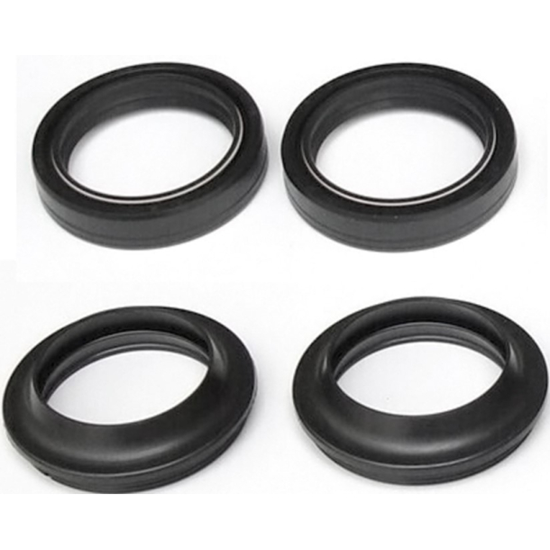 Forgaffel pakd�sekit FSD-011 FSD011 FSD-011R Forg.pak.kit 45x57x11 45-57-11 KPL med st�vh�tter FRONT FORK SEAL KIT Pakd�se+st�vh.s�t 45x57x11 Honda Suzuki Triumph