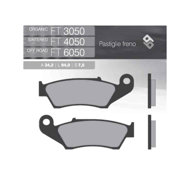 BRENTA FT3050 Bremseklodser Cross offroad foran