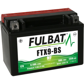 FT9A-BS BATTERI YT9A-4 FULBAT FTX9-BS