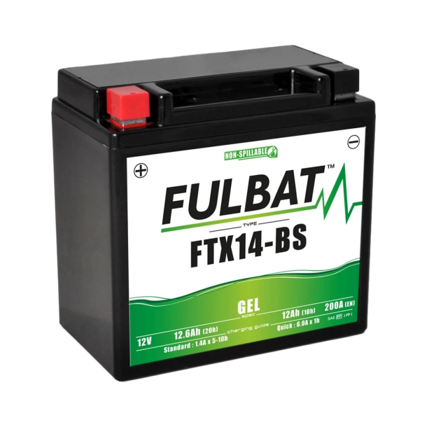 Batteri FULBAT FTX14-BS GEL YTX14-BS GEL